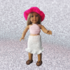 Doll crochet summer outfit