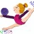 Gymnastic 3 Crochet Applique pattern