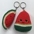 Kawaii Watermelon Amigurumi Key Chains Pattern Set