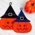 265 Crochet pattern - Pumpkin, decor, potholder, coaster, applique, pillow