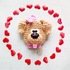 269 Crochet Pattern - Dog puppy brooch, brouch, aplique, decor, pin,