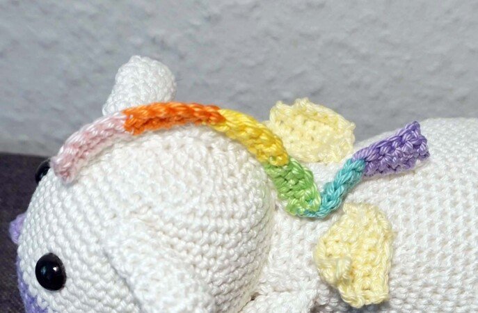 Crochet Pattern for the Rainbow Horse!
