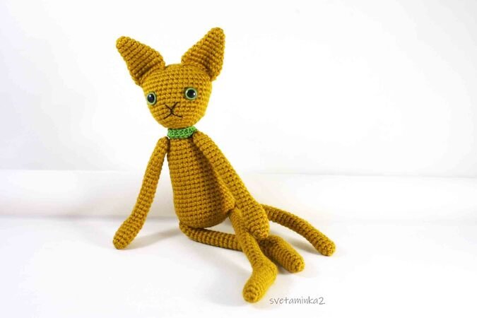 Crochet Cat Pattern Amigurumi Cat Pattern Abyssinian Cat Amigurumi Pattern