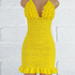 Lost In Ruffles Crochet Dress