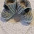 Crochet Cuff Baby Booties