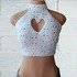 Crochet Heart Crop Top Pattern