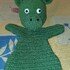 Handpuppe Drache Fridolin * Handpuppe gehäkelt * Handpuppe häkeln