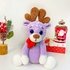 Crochet Pattern Christmas deer. Amigurumi Santa reindeer.