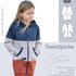 Sweatjacke Kinder – E-Book Schnittmuster – Gr. 128-176 – Clara