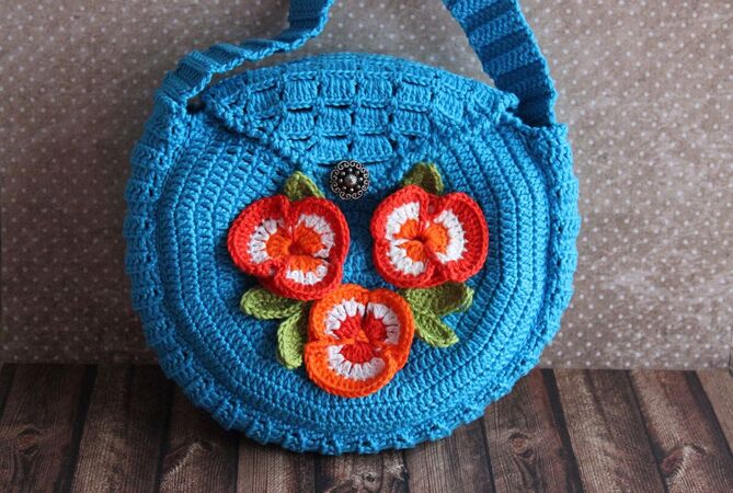 Round Crochet Bag Free Pattern & Photo Tutorial – Topknotch