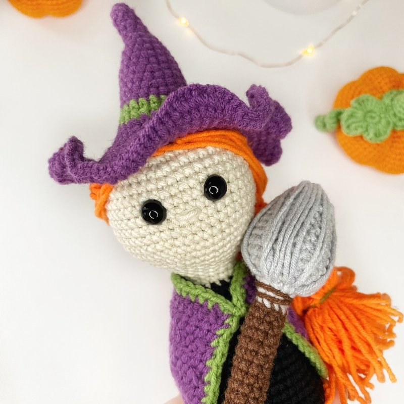 Crochet Witch Doll pattern. Amigurumi Witch Pattern PDF File. - Photos ...