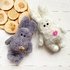 Crochet plush bunny pattern. Amigurumi animal toy PDF.