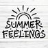 Summer Feelings Plotterdatei SVG DXF FCM