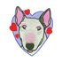 Bull Terrier in a Heart (2 Sizes)