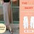 Pattern asymmetrical skirt in midi length for women XS-XXXL Easy