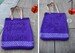 Knitting pattern "lovely things" - market bag, beach bag, gift wrap...