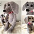 Häkelanleitung Hund Bina Weimaraner, deutsch, Amigurumi