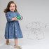 Ruffled Bodice Girls Dress Sewing Pattern - Mimi Dress