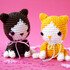 Hazel and Orange the Cats PDF Digital Pattern Häkelanleitung Amigurumi