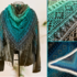 Crochet Pattern Triangular Scarf "Leukone"