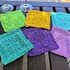 Strickanleitung "Sommerdrinks" - 6 Untersetzer / Glasdeckel - ganz einfach