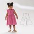 Girls Dress Pattern - Sleeveless or Long Sleeves with Gathered Skirt