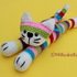 Moe The Stripey Cat Amigurumi Animal Toy Kitten