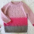 Strickanleitung Kinderpullover Jule Größe 68 - 80 Kinder