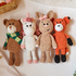 Set 4Crochet Pattern Unicorn, Fox, Rabbit and Bear, Amigurumi