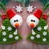 281 Crochet Pattern - Snowman on a Christmas Tree decor - Amigurumi