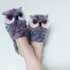 Owl slippers. Crochet pattern