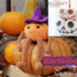 Kürbis Amigurumi Garn Häkeln Halloween Dekoration