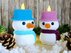 Tealight Holder - Snowman - Crochet Pattern