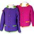 Country stye ljacket for children in 3 sizes - knitting instructions