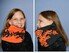 Double knitting pattern cowl "Fire Dragon Inaki"