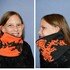 Double knitting pattern cowl "Fire Dragon Inaki"