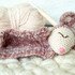 Amigurumi Snuggle Mouse with Velvet Yarn Babyshower Baby Birthday Crochet