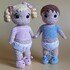 Sparset - Baby Daniela und Daniel - Amigurumi Häkelanleitung