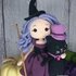 Crochet pattern doll Amigurumi doll The little witch Margaret and Cat