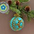 Christmas Balls Ornaments with African Flowers crochetpattern PDF DYN