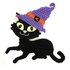 Cat Halloween Crochet Applique