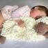 Baby lovey crochet pattern, lamb baby security blanket, sheep comforter BL1