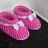 Crochet Pattern: Baby Booties with Bow