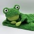 Häkelanleitung - Schnuffeltuch / Schmusetuch Frosch