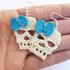 Skull earrings