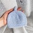 Top Knot Baby Beanie Knitting Pattern x 8 sizes