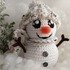 vintage snowman crochet pattern