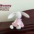 Crochet Bunny Pattern Crochet Rabbit Pattern Amigurumi Bunny Long-Eared