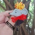 Mouse brooch crochet pattern, PDF in English