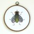 Embroidery Pattern Insect Fly